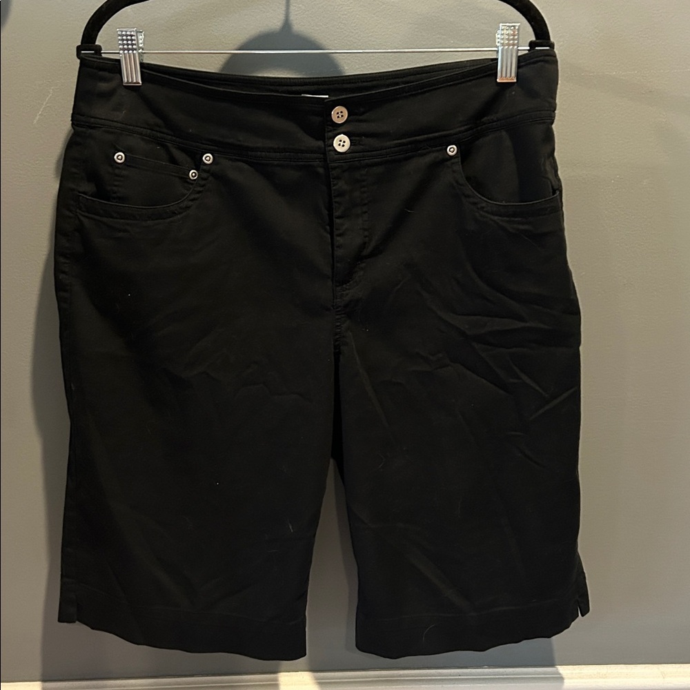 Chico's Elegant Black Shorts